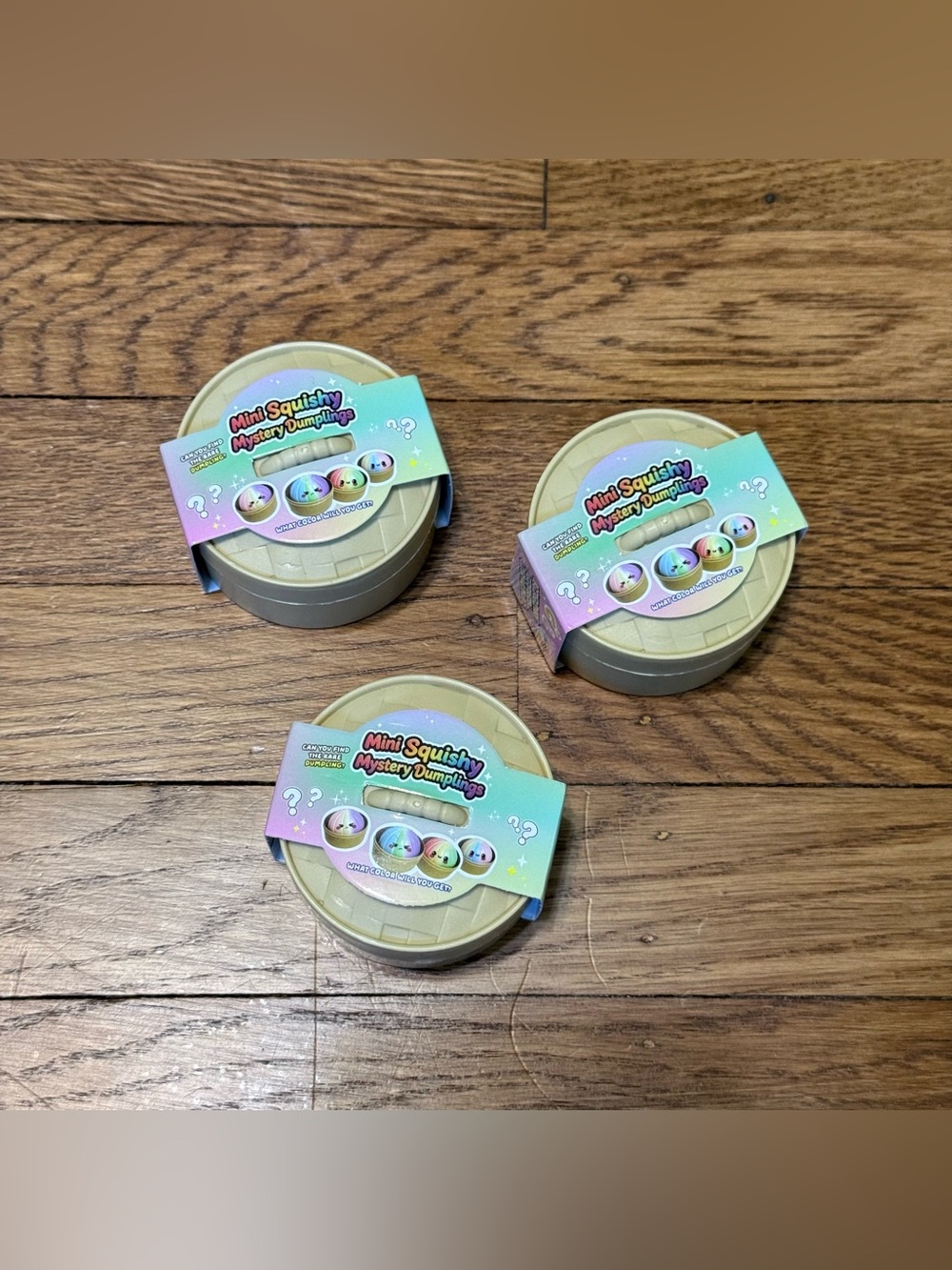 (3) Pack Mini Mystery Squishy Dumplings